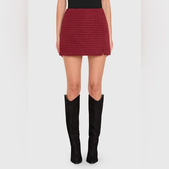 Amanda Uprichard Revolve Ceronne Top & Dale Skort Set in Russet Size S - Picture 6 of 14